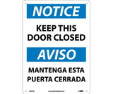 NMC ESN2 Notice Authorized Personnel Only Sign - Bilingual