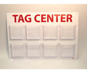 NMC ESTC 8 Pocket Tag Center, ASSEMBLY / KIT, 15.75" x 23.5"