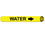 PIPEMARKER STRAP-ON- WATER B/Y- FITS 6"-8" PIPE