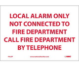 NMC FALO Fire Alarm Safety Sign
