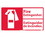 NMC 10" X 18" Vinyl Safety Identification Sign, 10 X 18 Fire Extinguisher/Extinguidor, Price/each