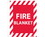 NMC 9" X 12" Aluminum Safety Identification Sign, Fire Blanket, Price/each