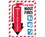 NMC 9" X 12" Vinyl Safety Identification Sign, Fire Extinguisher Pictorial Class Marker, Price/each