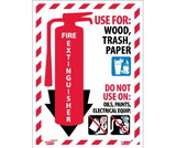NMC FXPMAP Fire Extinguisher Sign