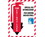 NMC 9" X 12" Vinyl Safety Identification Sign, Special Use Extinguisher For Cooking Gre, Price/each