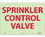 NMC 10" X 14" Safety Identification Sign, Sprinkler Control Valve, Price/each