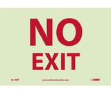 NMC GL199 No Exit Glow Sign
