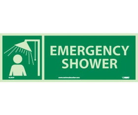 NMC GL304 Emergency Shower Sign