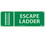 NMC 5" X 14" Safety Identification Sign, 5 X 14 Escape Ladder, Price/each