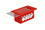 NMC GLB26 Group Lock Box, 26-Hole, Steel, Red, METAL, 5.5" x 4.25", Price/each