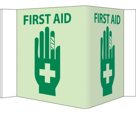 NMC VS21 3-View First Aid Sign