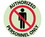 NMC GWFS14 Authorized Personnel Only Glow Walk On Floor Sign, 6 Hour Glow Polyester, 17" x 17", Price/each