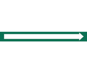 NMC 2051G Directional Arrow Green Pressure Sensitive