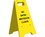 NMC HDFS206 No Entry Restrooms Closed Heavy Duty Floor Stand, HEAVY DUTY PLASTIC, 24.63" x 10.75", Price/each