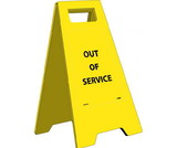 NMC HDFS209 Out Of Service Heavy Duty Floor Stand, HEAVY DUTY PLASTIC, 24.63