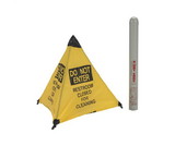 NMC HFS10 Do Not Enter Restroom Closed Handy Cone Floor Sign, PLASTIC, 18