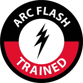 NMC HH121 Arc Flash Trained Hard Hat Label