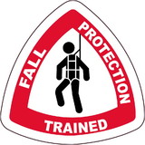NMC HH125 Fall Protection Trained Hard Hat Label