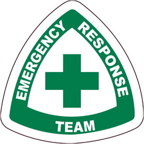 NMC HH133 Emergency Response Team Hard Hat Label