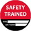 NMC 2" X 2" Vinyl Safety Identification Sign, Safety Trained Name Date Trained, Price/25/ package