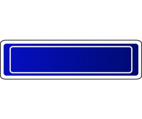 NMC HH203 Blue Reflective Strip, OTHER, 1" x 4"