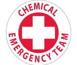 NMC HH36 Chemical Emergency Team Hard Hat Emblem, Adhesive Backed Vinyl, 2