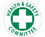 NMC HH46 Health & Safety Committee Hard Hat Emblem, Adhesive Backed Vinyl, 2" x 2", Price/25/ package