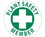 NMC HH50 Plant Safety Member Hard Hat Emblem, Adhesive Backed Vinyl, 2" x 2", Price/25/ package