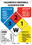 NMC 2.5" X 3.5" Plastic Safety Identification Sign, Hazardous Materials Classific- Ation Sig, Price/each