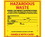 NMC 6" X 6" Vinyl Safety Identification Sign, Hazardous Waste, Price/25/ package
