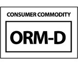 NMC HW26 Consumer Commodity Orm-D Hazmat Label, PRESSURE SENSITIVE PAPER, 1.5