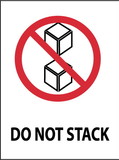 NMC IHL15 Do Not Stack Label, PRESSURE SENSITIVE PAPER, 4