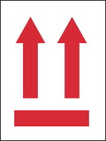 NMC IHL3 Up Arrows Label, PRESSURE SENSITIVE PAPER, 4