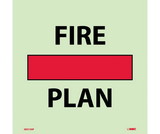 NMC IMO100 Fire Plan Sign