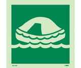 NMC IMO198 International Marine Organization Life Raft Sign
