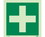 NMC 6" X 6" Safety Identification Sign, Symbol Medical Locker First Aid, Price/each
