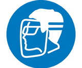 NMC ISO205 Wear Faceshield And Eye Protection Iso Label