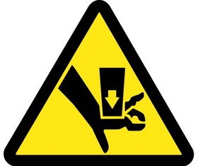 NMC ISO244 Crush Hazard Iso Label