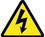 NMC 2" X 2" Vinyl Safety Identification Sign, Graphic Eletric Voltage Hazard, Price/10/ package