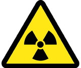 NMC ISO261 Graphic Radioactive Material Hazard Iso Label, Adhesive Backed Vinyl, 2