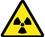 NMC ISO461 Graphic Radioactive Material Hazard Iso Label, Adhesive Backed Vinyl, 4" x 4", Price/5/ package