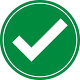 NMC ISO473 Graphic, Green Check Mark