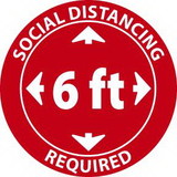 NMC ISO475 Graphic, Social Distancing Required