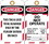 NMC JMTAG2 Danger Do Not Operate Do Not Remove This Lock Tag, Card Stock, 7.38" x 4", Price/10/ package
