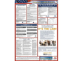 NMC LLPFS Federal Spanish Labor Law Poster, OTHER, 24" x 18"