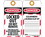 NMC LOTAG35 Danger Locked Out Do Not Operate This Tag, Unrippable Vinyl, 6" x 3", Price/10/ package