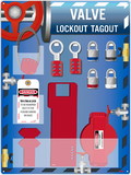 NMC LOTO6 Lock-Out Tag-Out Valve Center, ASSEMBLY / KIT, 24