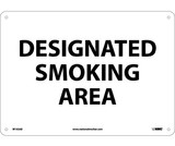 NMC M102 Designated Smoking Area Sign