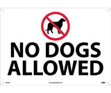 NMC M107 No Dogs Allowed Sign