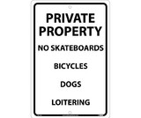 NMC M113 Private Property Sign